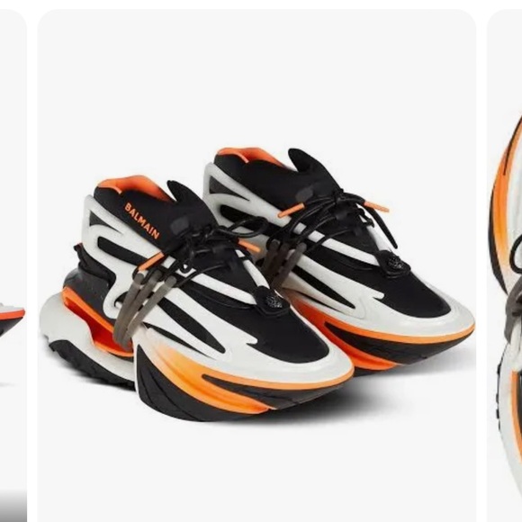 Balmain Unicorn Low Top Sneakers sz 41 💯% authentic - Picture 2 of 5
